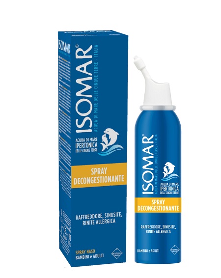 ISOMAR NASO CHIUSO SOLUZIONE ACQUA DI MARE IPERTONICA PER DECONGESTIONE NASO CHIUSO 50 ML - Farmacia Puddu Baire S.r.l.