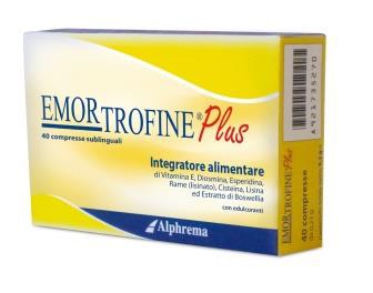 EMORTROFINE PLUS 40 COMPRESSE SUBLINGUALI - Farmacia Puddu Baire S.r.l.