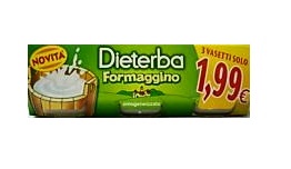 DIETERBA OMOGENEIZZATO FORMAGGINO 3 PEZZI 80 G - Farmacia Puddu Baire S.r.l.