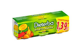 DIETERBA OMOGENEIZZATO FRUTTA MISTA 3 PEZZI 80 G - Farmacia Puddu Baire S.r.l.