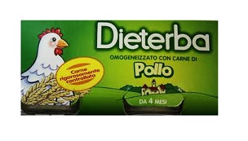 DIETERBA OMOGENEIZZATO POLLO 3 PEZZI 80 G - Farmacia Puddu Baire S.r.l.