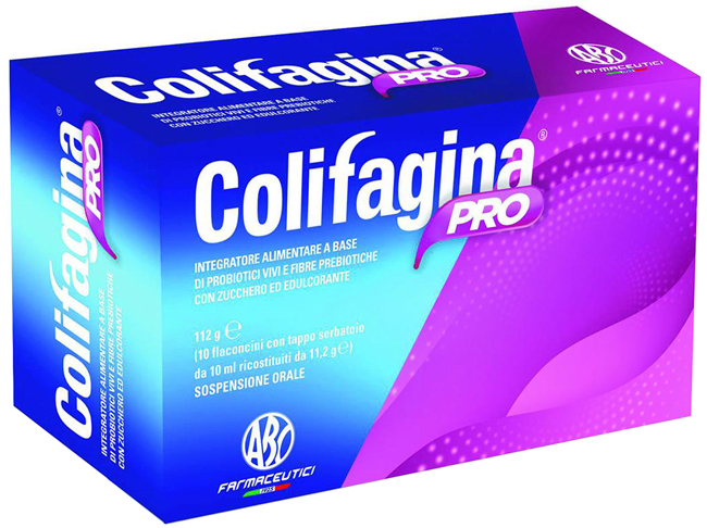 COLIFAGINA PRO 10 FLACONCINI TAPPO SERBATOIO - Farmacia Puddu Baire S.r.l.
