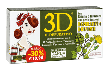 3D IL DEPURATIVO 30 COMPRESSE - Farmacia Puddu Baire S.r.l.