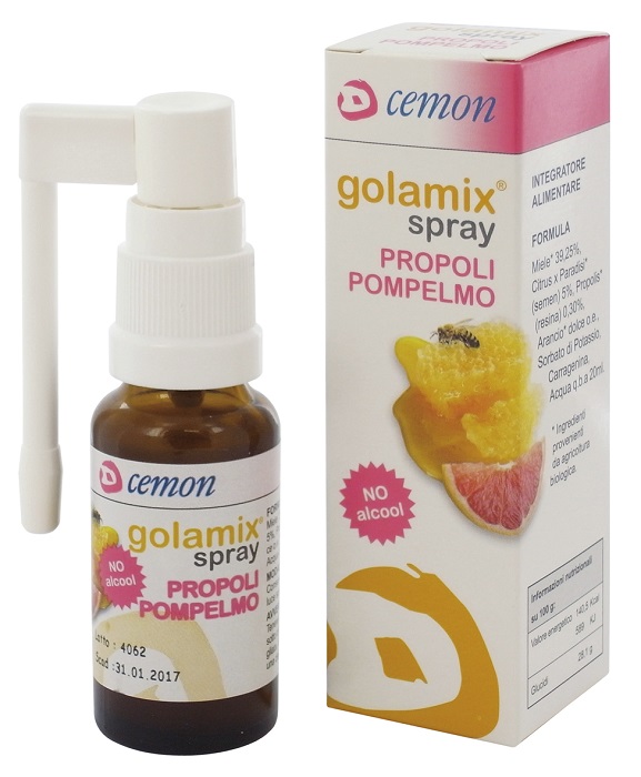 GOLAMIX SPRAY - PROPOLI POMPELMO 20 ML - Farmacia Puddu Baire S.r.l.