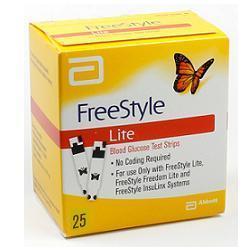 STRISCE MISURAZIONE GLICEMIA FREESTYLE LITE 25 PEZZI - Farmacia Puddu Baire S.r.l.