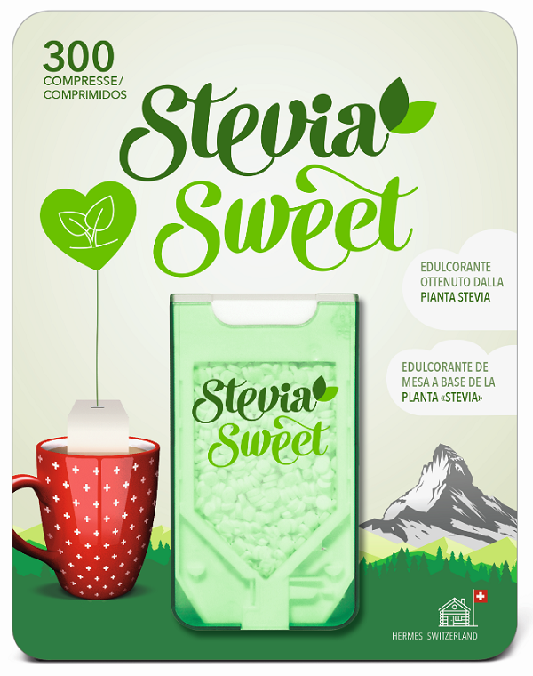 HERMESETAS STEVIA 300 COMPRESSE - Farmacia Puddu Baire S.r.l.
