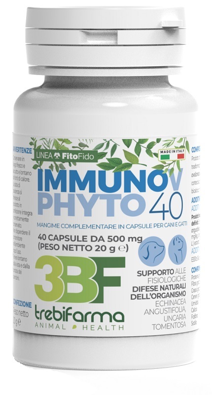 IMMUNOV CAPSULE 40 CAPSULE BARATTOLO 20 G - Farmacia Puddu Baire S.r.l.