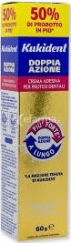 KUKIDENT PLUS DOPPIA AZIONE CREMA ADESIVA PER PROTESI DENTARIE 60 G - Farmacia Puddu Baire S.r.l.