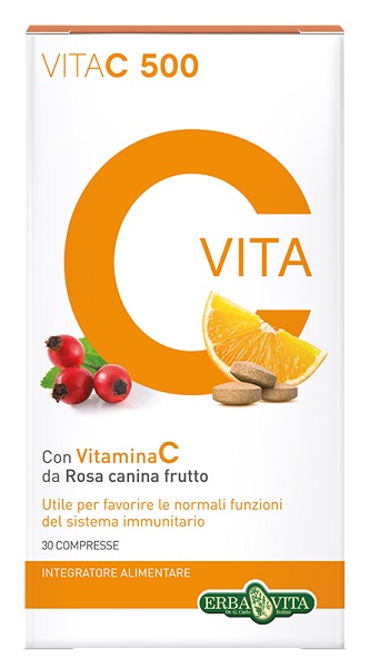 VITA C 500 30 COMPRESSE - Farmacia Puddu Baire S.r.l.