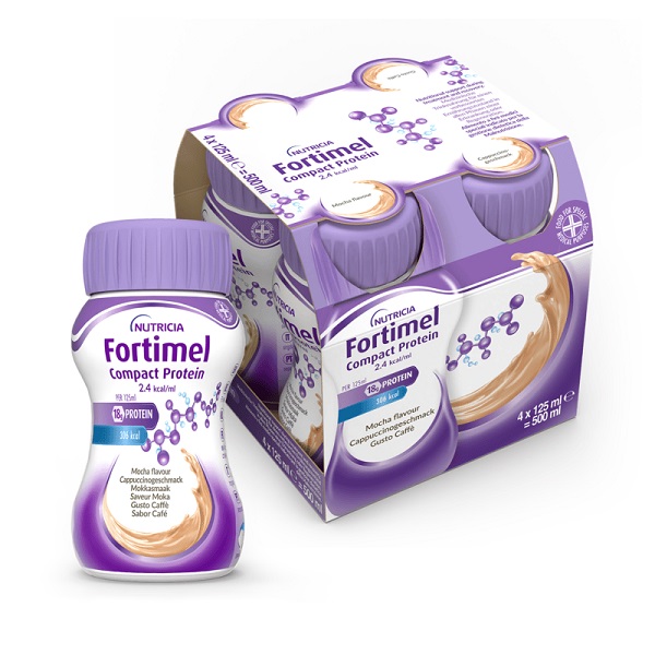 FORTIMEL COMPACT PROTEIN CAFFE' 4 X 125 ML - Farmacia Puddu Baire S.r.l.