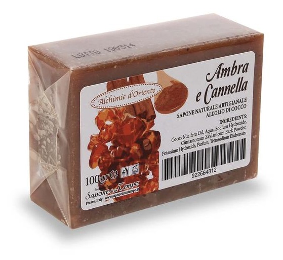 SAPONE NATURALE AMBRA CANNELLA 100G - Farmacia Puddu Baire S.r.l.