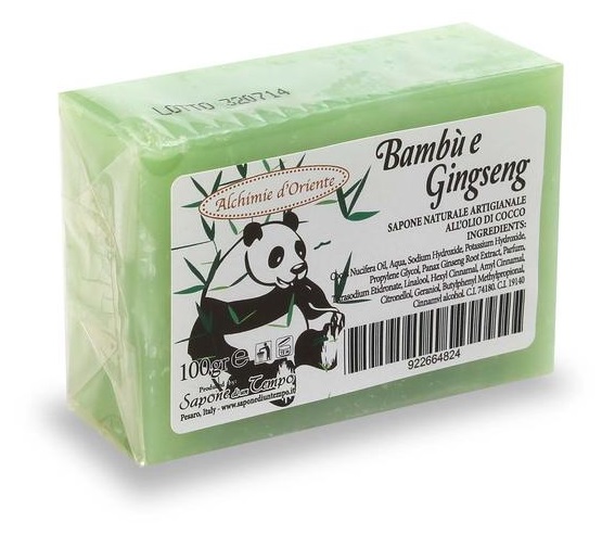 SAPONE NATURALE BAMBU GINSEN G 100 G - Farmacia Puddu Baire S.r.l.