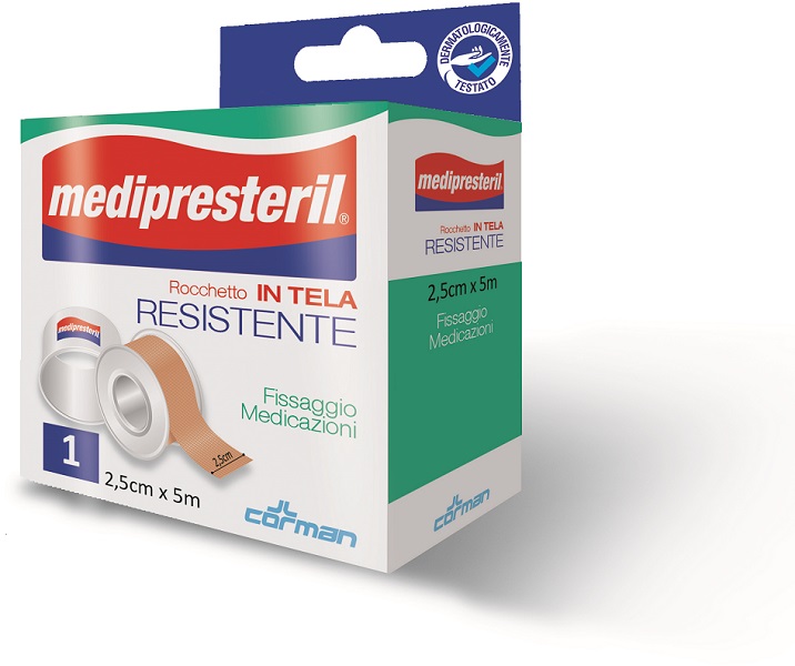 CEROTTO IN ROCCHETTO IN TELA MEDIPRESTERIL 5X250CM - Farmacia Puddu Baire S.r.l.