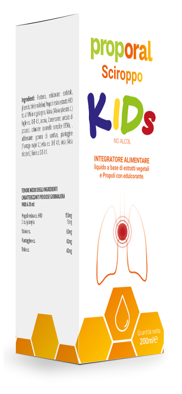 PROPORAL KIDS SENZA ALCOL 200 ML - Farmacia Puddu Baire S.r.l.