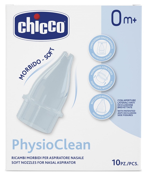 RICAMBI MORBIDI PER ASPIRATORE NASALE CHICCO PHYSIOCLEAN - Farmacia Puddu Baire S.r.l.
