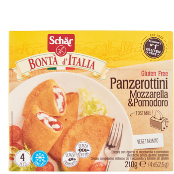 SCHAR SURGELATI PANZEROTTINI MOZZARELLA & POMODORO BONTA' D'ITALIA 4 X 52,5 G - Farmacia Puddu Baire S.r.l.