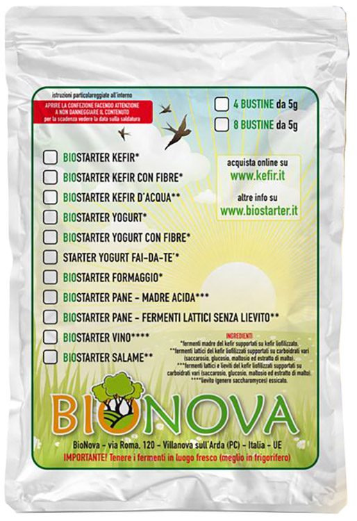 BIOSTARTER PER KEFIR D'ACQUA - Farmacia Puddu Baire S.r.l.