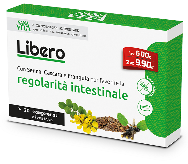 SANAVITA LIBERO 20 COMPRESSE - Farmacia Puddu Baire S.r.l.