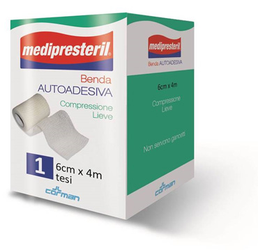 BENDA ADESIVA MEDIPRESTERIL 6X400CM - Farmacia Puddu Baire S.r.l.