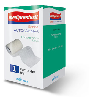 BENDA ADESIVA MEDIPRESTERIL 8X400 CM - Farmacia Puddu Baire S.r.l.