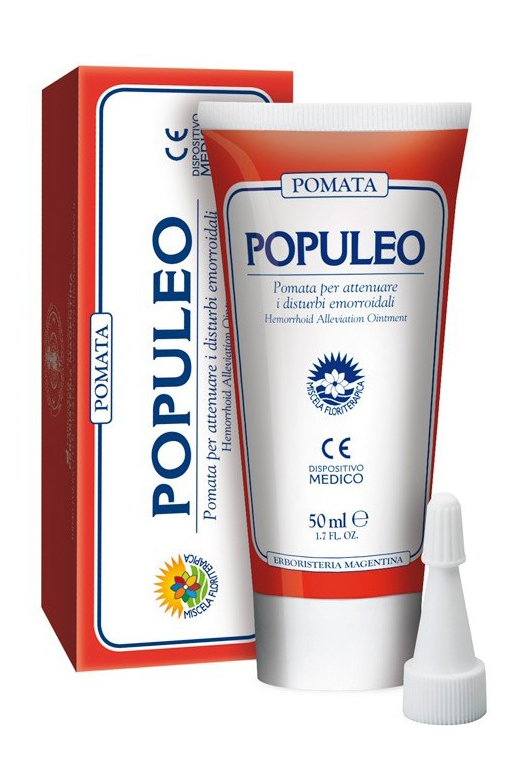 POPULEO POMATA EMORROIDI 50 ML - Farmacia Puddu Baire S.r.l.