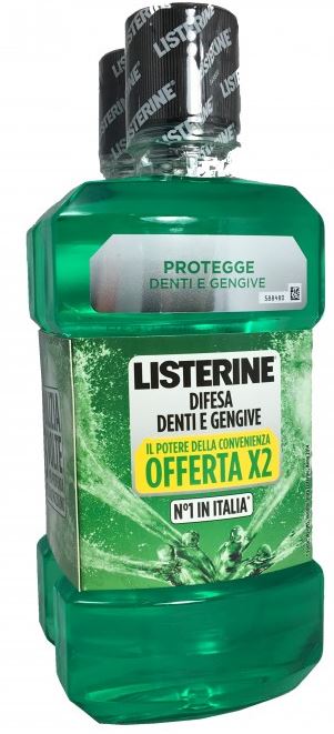 LISTERINE DIFESA DENTI E GENGIVE BUNDLE 2 X 500 ML - Farmacia Puddu Baire S.r.l.
