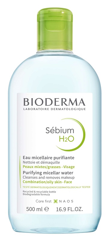 SEBIUM H2O DETERGENTE STRUCCANTE PELLE MISTA 500 ML - Farmacia Puddu Baire S.r.l.