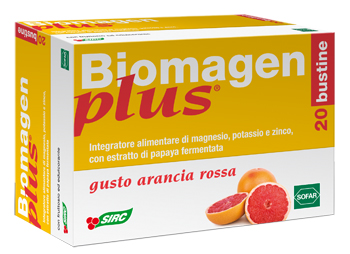 BIOMAGEN PLUS ARANCIA ROSSA 20 BUSTE ASTUCCIO 100 G - Farmacia Puddu Baire S.r.l.