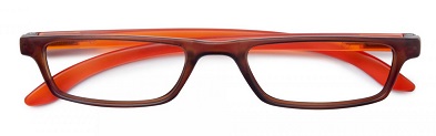 TWINS SILVER TRENDY OCCHIALE PREMONTATO ARANCIONE/MARRONE +1,00 - Farmacia Puddu Baire S.r.l.