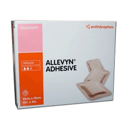 MEDICAZIONE ALLEVYN ADHESIVE 10 CM X 10 CM 10 PEZZI - Farmacia Puddu Baire S.r.l.