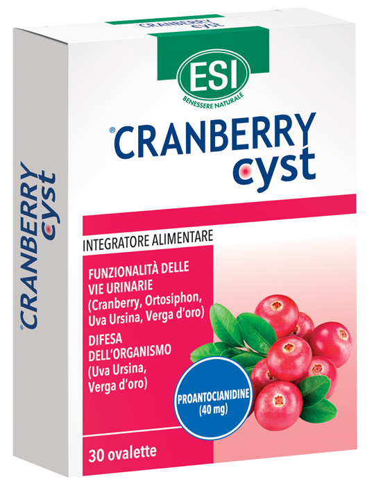 ESI CRANBERRY CYST 30 OVALETTE - Farmacia Puddu Baire S.r.l.
