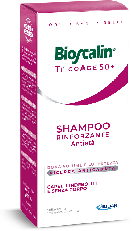BIOSCALIN TRICOAGE SHAMPOO RINFORZANTE ANTIETA' 200 ML - Farmacia Puddu Baire S.r.l.