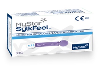 LANCETTE PUNGIDITO MYSTAR SYLKFEEL LANCETS 33 GAUGE 50 PEZZI - Farmacia Puddu Baire S.r.l.