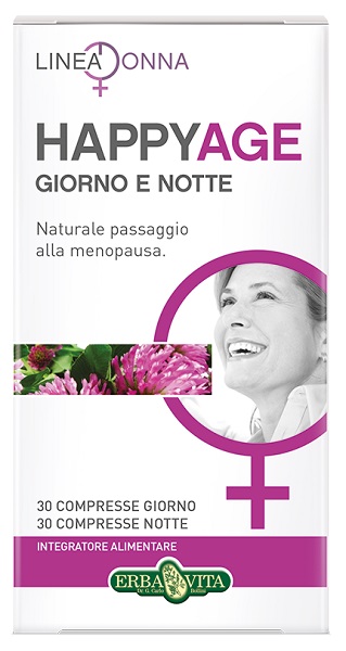 HAPPY AGE GIORNO E NOTTE 60 COMPRESSE - Farmacia Puddu Baire S.r.l.