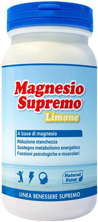 MAGNESIO SUPREMO LIMONE POLVERE 150 G - Farmacia Puddu Baire S.r.l.