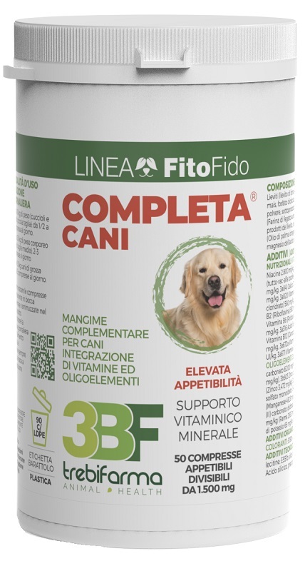 COMPLETA CANI 50 COMPRESSE BARATTOLO 75 G - Farmacia Puddu Baire S.r.l.