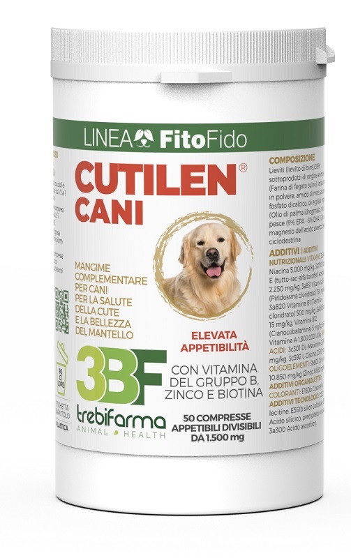 CUTILEN CANI 50 COMPRESSE BARATTOLO 75 G - Farmacia Puddu Baire S.r.l.