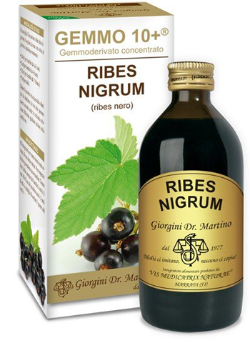GEMMO 10+ RIBES NERO 200 ML LIQUIDO ANALCOLICO - Farmacia Puddu Baire S.r.l.