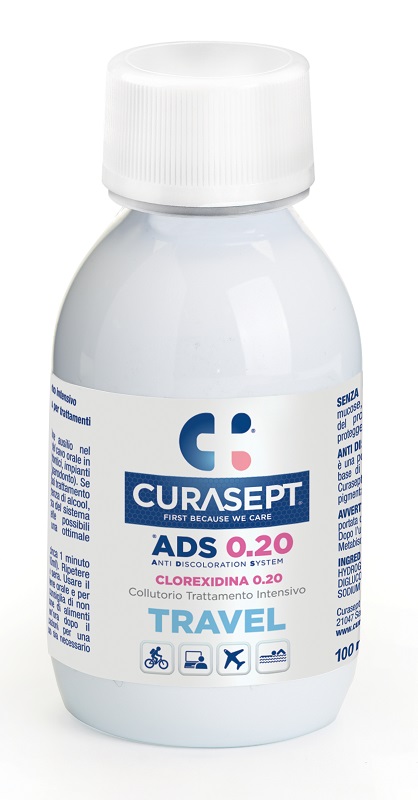 CURASEPT COLLUTORIO 0,20 ADS TRAVEL 100 ML - Farmacia Puddu Baire S.r.l.