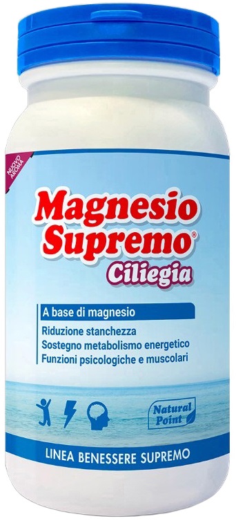 MAGNESIO SUPREMO CILIEGIA POLVERE 150 G - Farmacia Puddu Baire S.r.l.