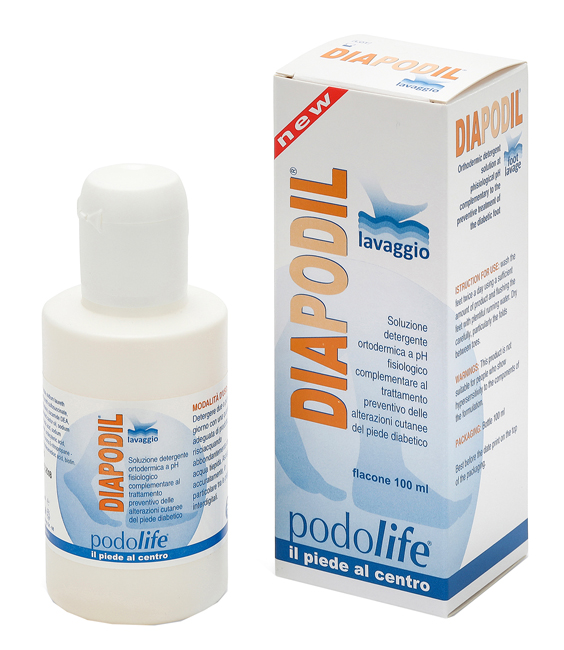 DIAPODIL LAVAGGIO SOLUZIONE DETERGENTE ORTODERMICO 100 ML - Farmacia Puddu Baire S.r.l.