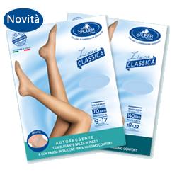 SAUBER CALZA AUTOREGGENTE 140 DENARI MAGLIA MICRORETE NEUTRO BEIGE 2 LINEA CLASSICA - Farmacia Puddu Baire S.r.l.