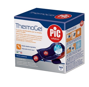 THERMOGEL CUSCINO TERAPIA CALDO FREDDO 10X26 CM CON FASCIA ELASTICA - Farmacia Puddu Baire S.r.l.