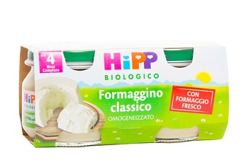 HIPP BIO OMOGENEIZZATO FORMAGGINO CLASSICO 2X80 G - Farmacia Puddu Baire S.r.l.