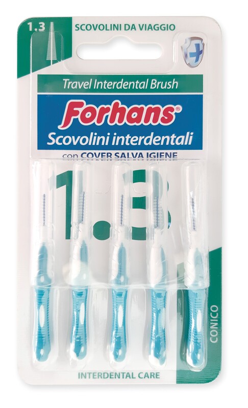 FORHANS TRAVEL INTERDENTAL BRUSH 1,3 - Farmacia Puddu Baire S.r.l.