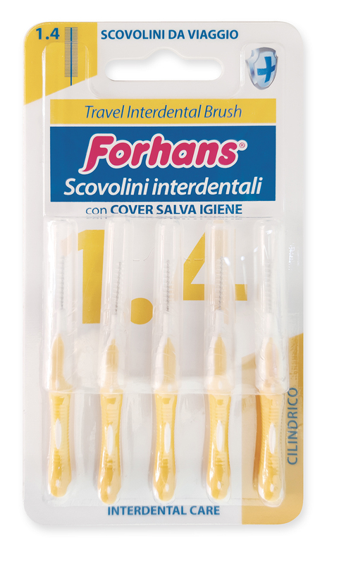 FORHANS TRAVEL INTERDENTAL BRUSH 1,4 - Farmacia Puddu Baire S.r.l.
