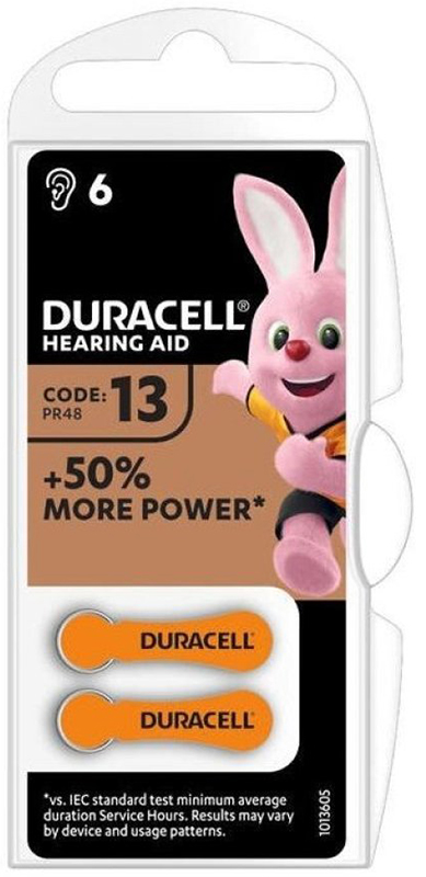 DURACELL EASY TAB 13 ARANCIO BATTERIA PER APPARECCHIO ACUSTICO - Farmacia Puddu Baire S.r.l.