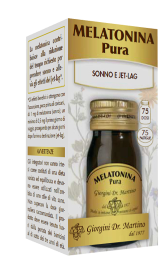 MELATONINA PURA 75 PASTIGLIE - Farmacia Puddu Baire S.r.l.