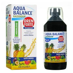 AQUA BALANCE RASSODAN DREN FORTE GUSTO ANANAS 500 ML DIETALINEA + AQUALOSS 2,8 G - Farmacia Puddu Baire S.r.l.