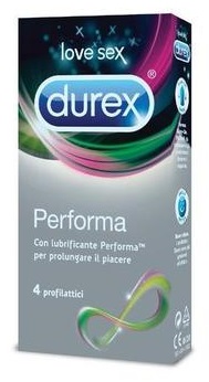 PROFILATTICO DUREX PERFORMA 4 PEZZI - Farmacia Puddu Baire S.r.l.
